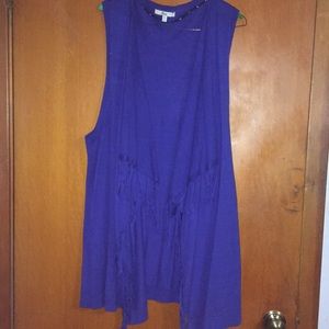 Royal blue sweater vest